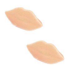 唇部矽膠刷, 珊瑚色, 2個, 1入