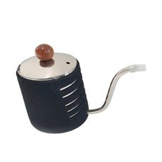 Diguo JS Coffee 無柄真皮滴壺 550ml, 黑色, 1入