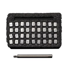 ONTON 字母數字鋼印組 小 3mm, 1套