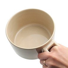 fingeroo 手柄碗, 淺褐色, 1入