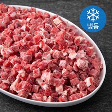 왕고기 호주산 소앞다리살 짜장카레용 1 x 1 x 1 cm (냉동), 3kg, 1개