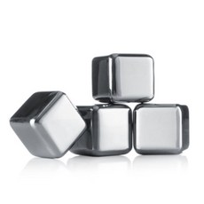 vacu vin 威士忌金屬冰塊, 4個