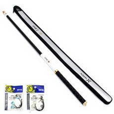 SAPA Dodo Supreme Monk淡水魚竿22格+魚竿盒+夜光裸彈2p, 釣竿吊飾(顏色隨機)