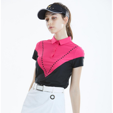 NEVERMINDALL EuroMQ 簽名 V 形切口領高爾夫 T恤 TS059