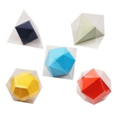 mathlove 多邊形方塊數學遊戲組 5入, 1套