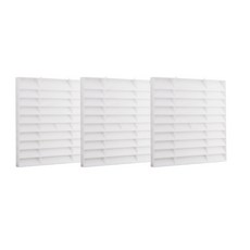 ADDLIFE 通風百葉窗, 3個, 白色