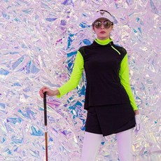 NEVERMINDALL Euro GG Air Punching 高領高爾夫背心 TS067