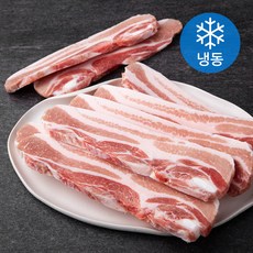 국내산 왕건 돈삼겹살 구이용 두께 1cm (냉동), 3kg, 1개