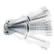 眉型卡12件組, 單一顏色, 1套