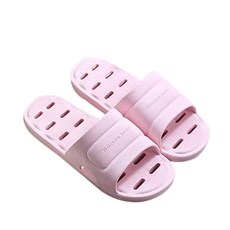Market A 女用現代色彩浴室拖鞋, 粉紅色, 1個