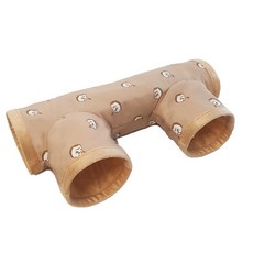 刺蝟用超細纖維棉質隧道, 米色栗子, 1個