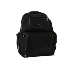 第六感可擴充式寵物帳篷後背包, 黑色