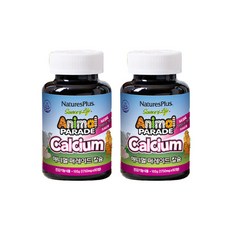 NaturesPlus 天然佳 兒童鈣片 108g, 60顆, 2罐