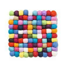 flying tiger 廣場彩色麻糬杯墊, 混色