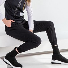 NEVERMINDALL 寬條紋慢跑褲 PT253