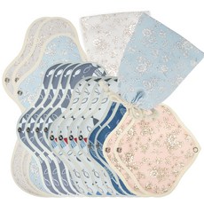 WIZLLY 可重複使用純棉衛生棉初經準備組, 1套