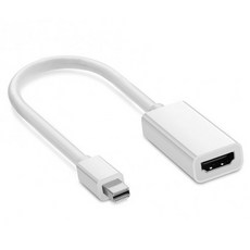 아모란나 mini DP to HDMI 변환 아답터 17cm, 1개