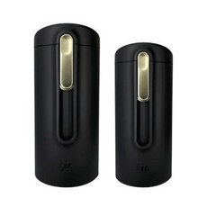 每瓶多合一多瓶淋浴瓶+護膚瓶套組, 黑色的, 1套