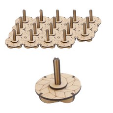 minhwashop 木製陀螺製作 TDPWD0112 20入, 錯視陀螺A, 1個