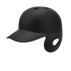 18.44 우타용 야구 헬멧, 블랙, 1개