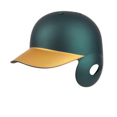 18.44 우타용 야구 헬멧, 그린 + 골드, 1개