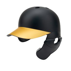 18.44 양귀 우타용 야구 헬멧 검투사, 블랙 + 골드, 1개