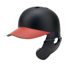 18.44 우타용 야구 헬멧 검투사, 블랙 + 레드, 1개