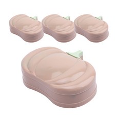 北歐南瓜香皂架, 米色, 4個