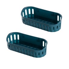 淋浴間懸掛式收納架, 藍色, 2個