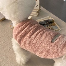 MAGDOG 狗狗毛絨背心, 粉紅色