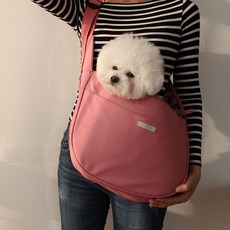 MAGDOG 狗狗日常斜背包, 粉紅色