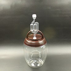 快樂農夫 S型氣閥 + PET水果酒瓶 4.5L套裝, 1套