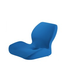 舒適腰靠記憶棉坐墊 JL-117, 藍色