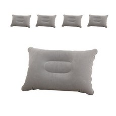 허브플러스 캠핑용 에어 베개 5p, 그레이, 5개