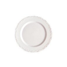 Abode 塑料一次性盤子白色大號, 6件, 1套