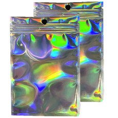 BINGOBINGO 非黏著式正面透明彩虹雷射夾鏈袋 100入, 2個