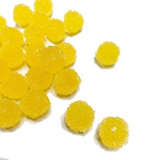 Decoden糖果脆皮史萊姆材料, 100個, 黃色的