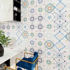 水槽浴室廚房玄關廁所瓷磚地板貼紙 10張, 3