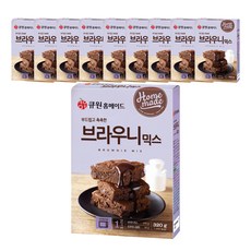 큐원 홈메이드 브라우니믹스, 320g, 10개