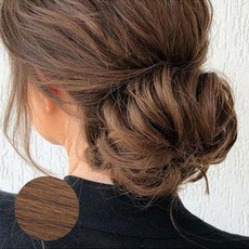 花苞式假髮, 淺棕色, 1組