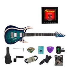 콜트 X700 Duality 일렉 기타 + 구성품 11종, Light Blue Burst, 1개