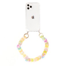 하리보 아이폰 갤럭시 휴대폰 손목 스트랩, 레인보우하리보, 1개