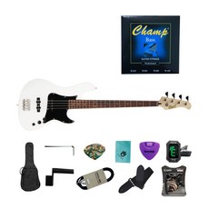 콜트 GB54JJ 베이스 기타 + 구성품 11종, Olympic White, 1개