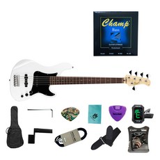 콜트 GB55JJ 베이스 기타 + 구성품 11종, Olympic White, 1개