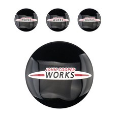 迷你庫柏貼紙輪圈蓋 JCW, 4個