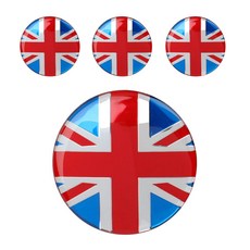 Mini Cooper貼紙輪圈蓋 英國國旗, 4個