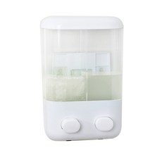 肥皂分裝器 2格, 混色, 1個