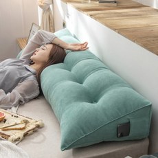 에이치아이 삼각 등받이 침대 헤드 쿠션 H30, 민트(H30 200MT)