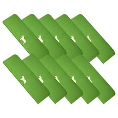 Sionnet 防滑夜光防滑樓梯墊, 綠色, 10個