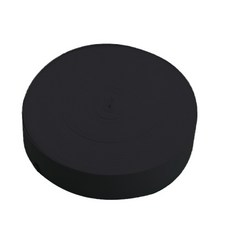 滌綸鬆緊帶 2.5cm x 40m, 黑色, 1個